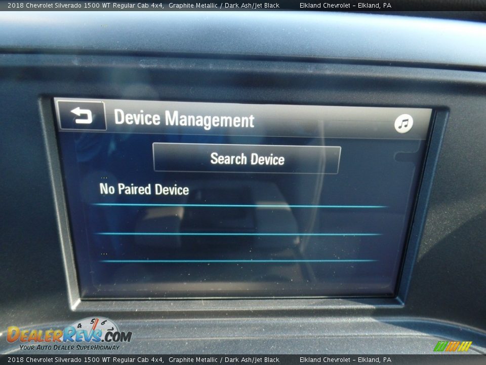 2018 Chevrolet Silverado 1500 WT Regular Cab 4x4 Graphite Metallic / Dark Ash/Jet Black Photo #28