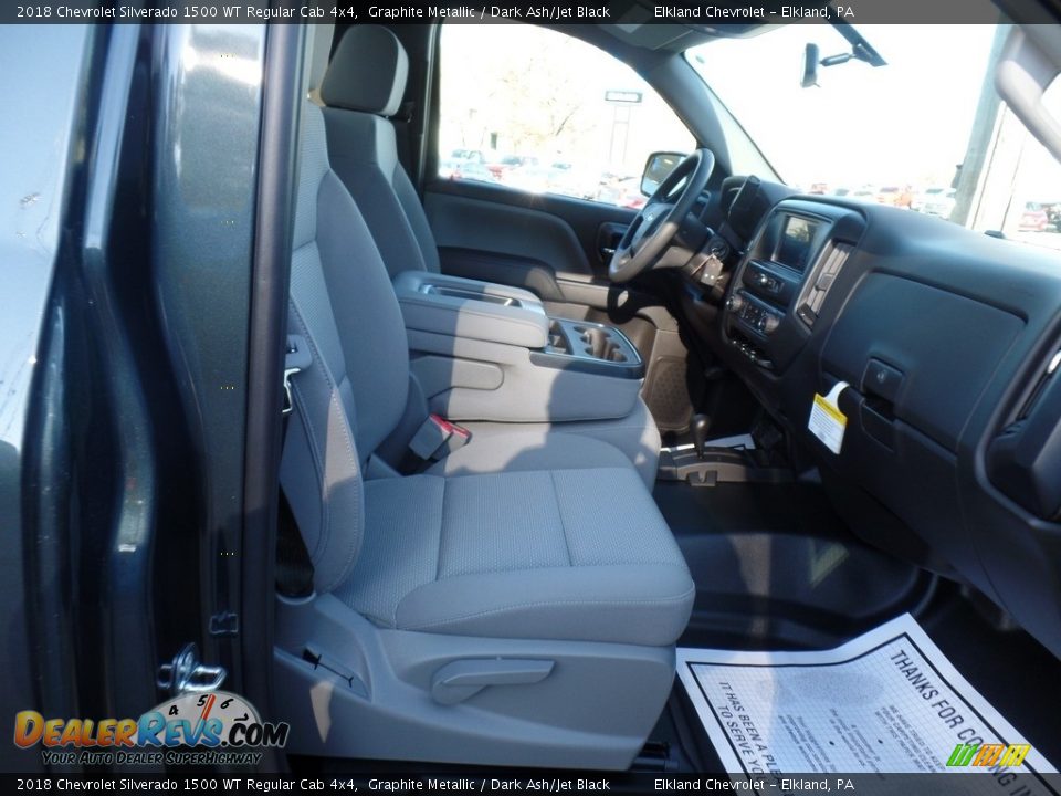 2018 Chevrolet Silverado 1500 WT Regular Cab 4x4 Graphite Metallic / Dark Ash/Jet Black Photo #34