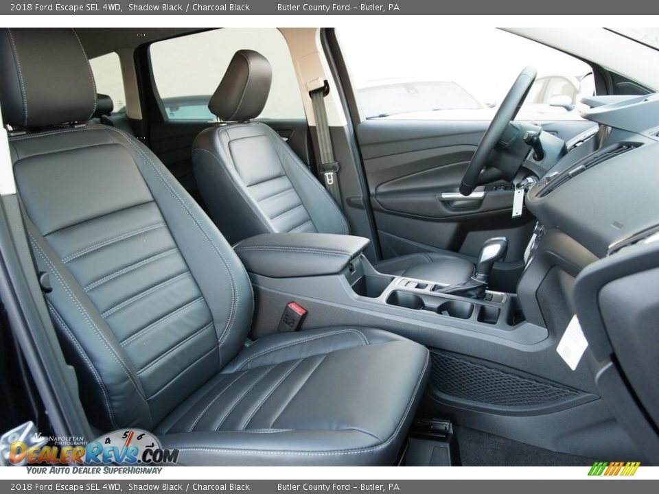 2018 Ford Escape SEL 4WD Shadow Black / Charcoal Black Photo #7