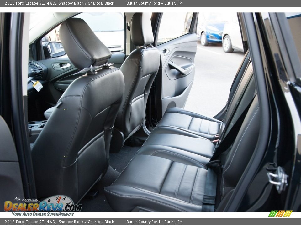 2018 Ford Escape SEL 4WD Shadow Black / Charcoal Black Photo #10