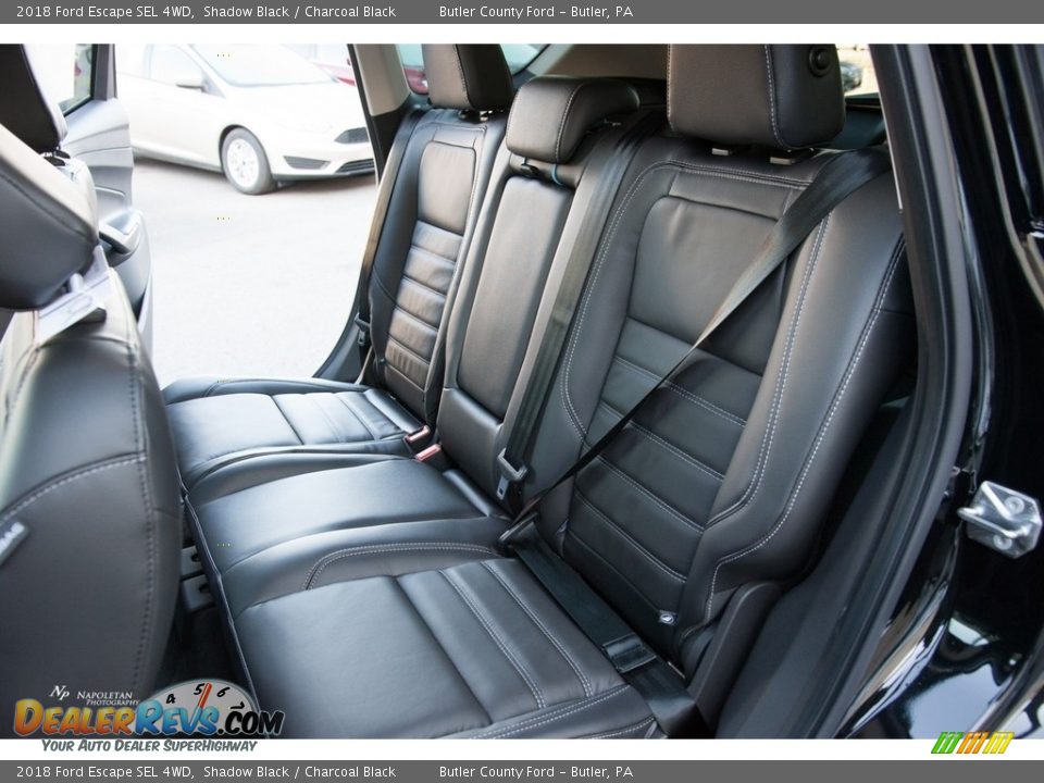 2018 Ford Escape SEL 4WD Shadow Black / Charcoal Black Photo #11