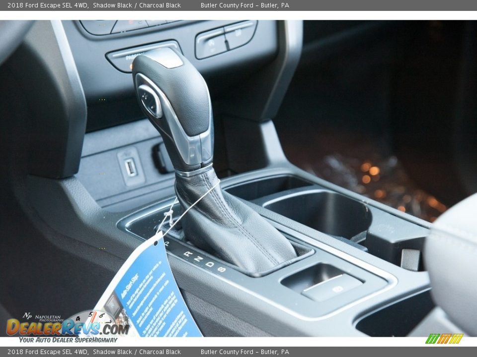 2018 Ford Escape SEL 4WD Shadow Black / Charcoal Black Photo #13