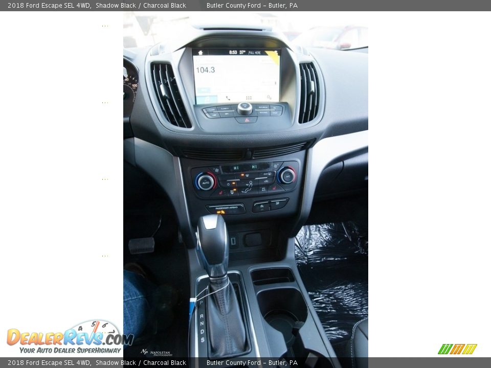 2018 Ford Escape SEL 4WD Shadow Black / Charcoal Black Photo #16