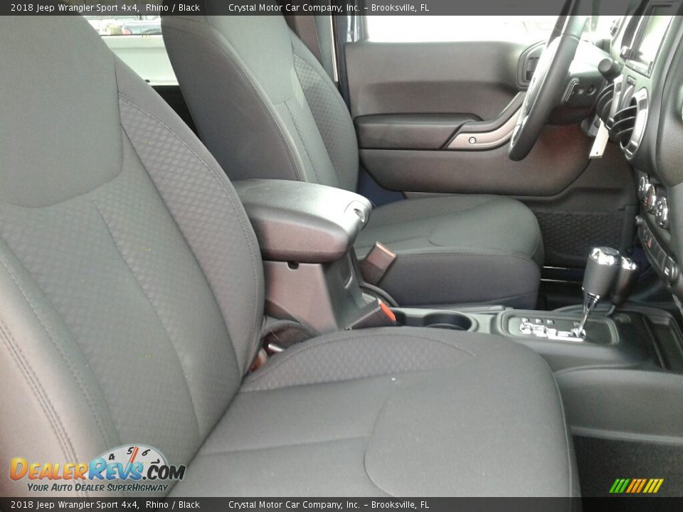 2018 Jeep Wrangler Sport 4x4 Rhino / Black Photo #12