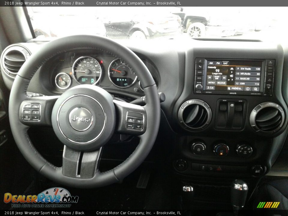 2018 Jeep Wrangler Sport 4x4 Rhino / Black Photo #13