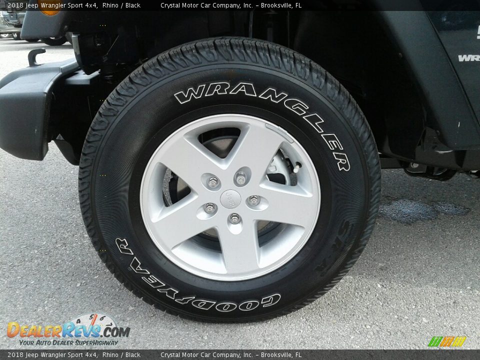 2018 Jeep Wrangler Sport 4x4 Rhino / Black Photo #20