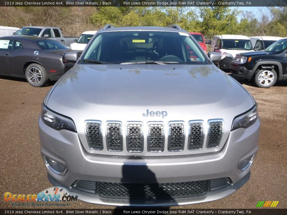 2019 Jeep Cherokee Limited 4x4 Billet Silver Metallic / Black Photo #8
