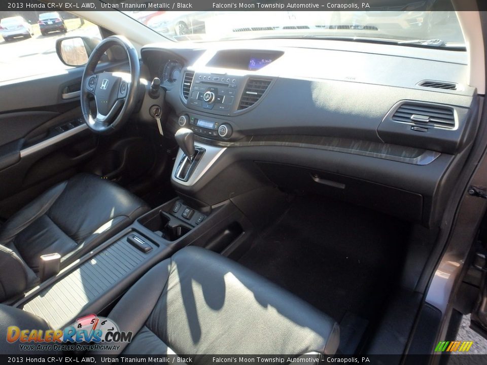 2013 Honda CR-V EX-L AWD Urban Titanium Metallic / Black Photo #12