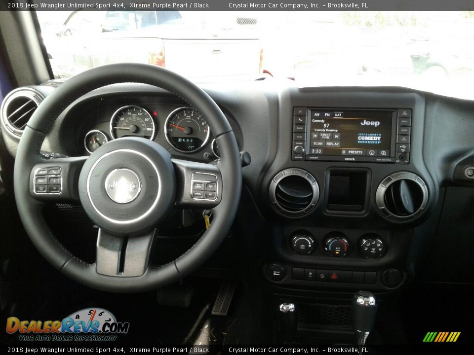 2018 Jeep Wrangler Unlimited Sport 4x4 Xtreme Purple Pearl / Black Photo #13