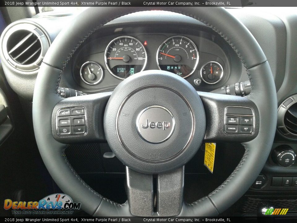 2018 Jeep Wrangler Unlimited Sport 4x4 Xtreme Purple Pearl / Black Photo #14