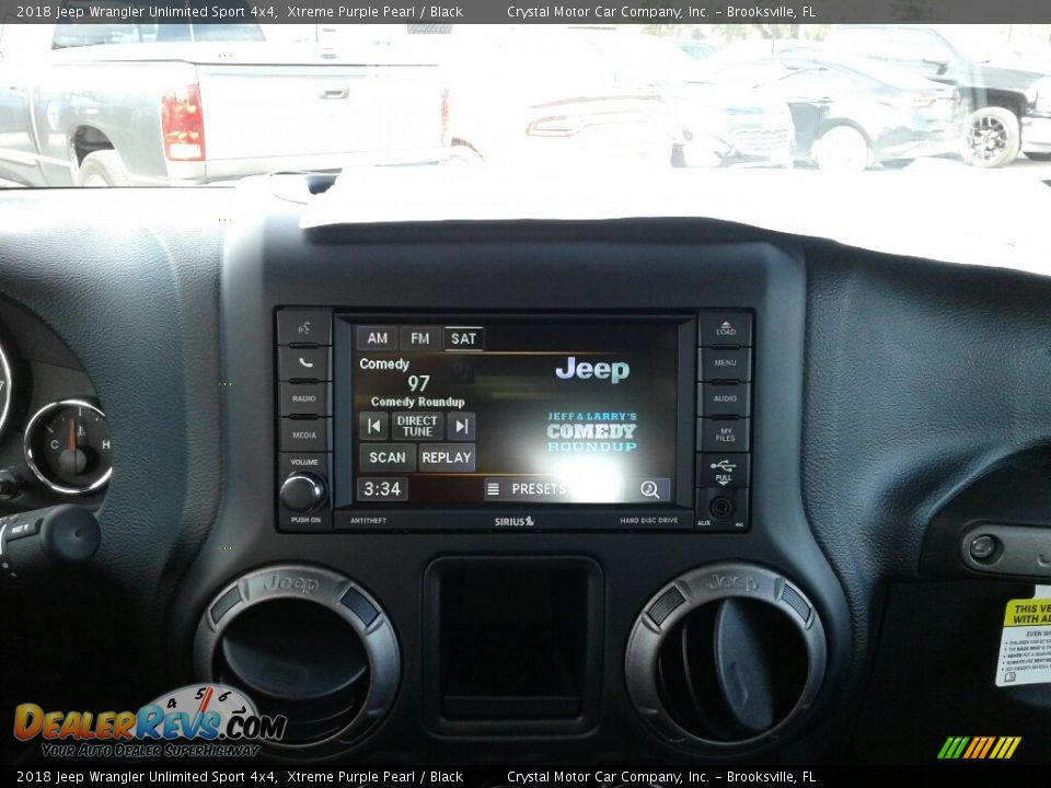 2018 Jeep Wrangler Unlimited Sport 4x4 Xtreme Purple Pearl / Black Photo #15