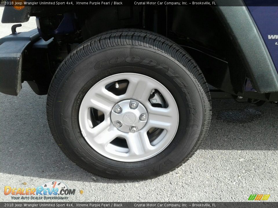 2018 Jeep Wrangler Unlimited Sport 4x4 Xtreme Purple Pearl / Black Photo #20