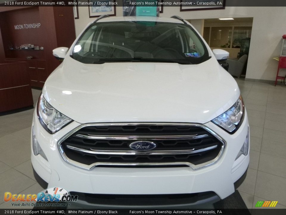2018 Ford EcoSport Titanium 4WD White Platinum / Ebony Black Photo #4