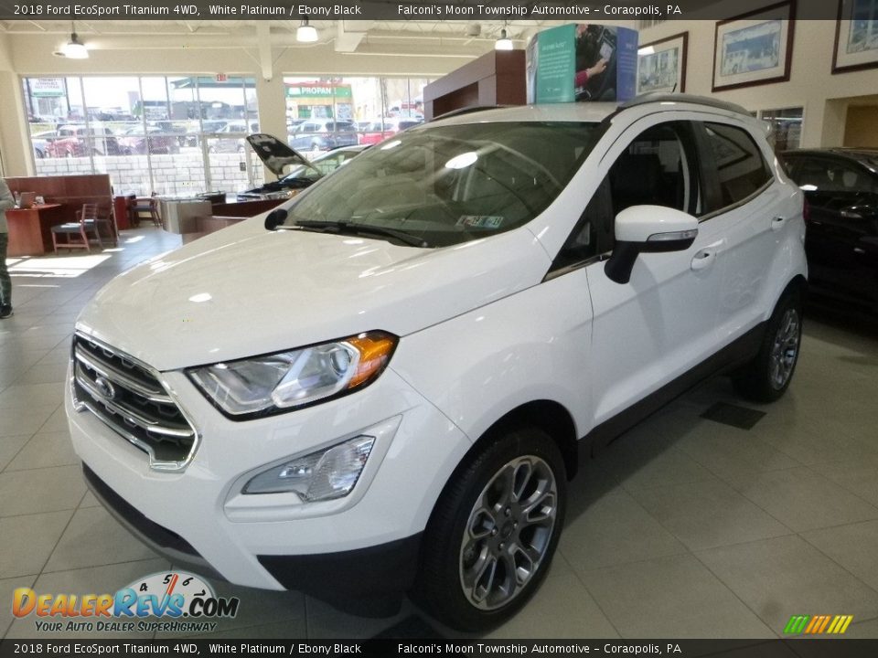 2018 Ford EcoSport Titanium 4WD White Platinum / Ebony Black Photo #5