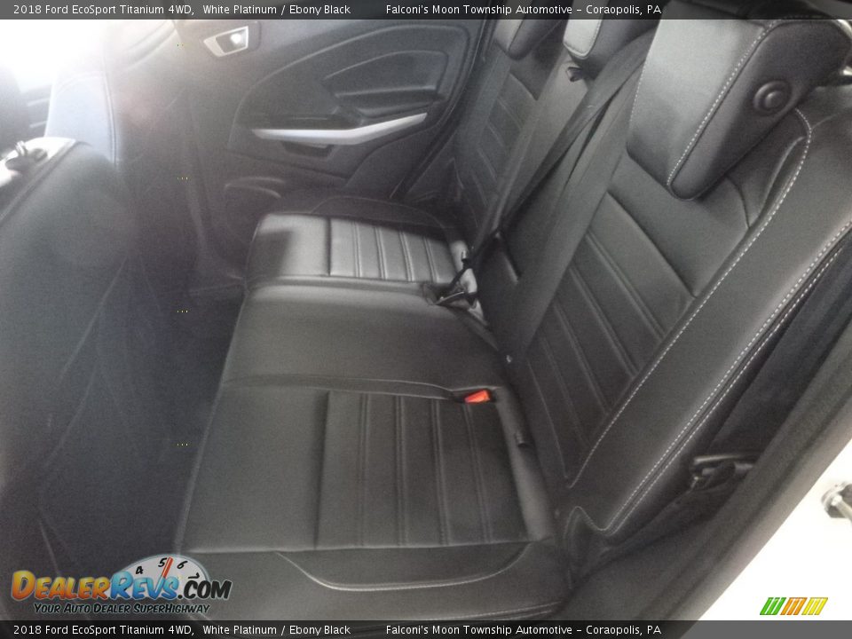 2018 Ford EcoSport Titanium 4WD White Platinum / Ebony Black Photo #8