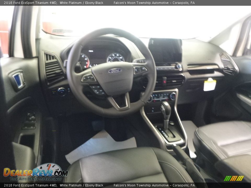 2018 Ford EcoSport Titanium 4WD White Platinum / Ebony Black Photo #9
