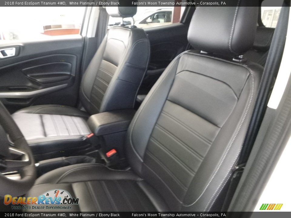 2018 Ford EcoSport Titanium 4WD White Platinum / Ebony Black Photo #11