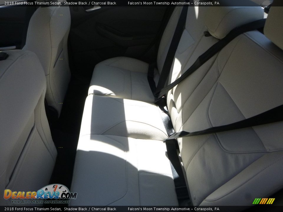 2018 Ford Focus Titanium Sedan Shadow Black / Charcoal Black Photo #8