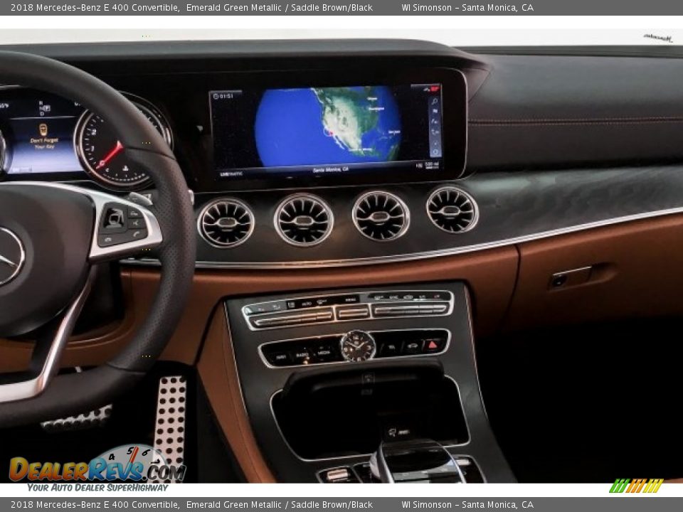 2018 Mercedes-Benz E 400 Convertible Emerald Green Metallic / Saddle Brown/Black Photo #5
