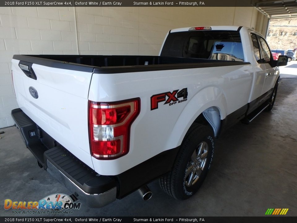 2018 Ford F150 XLT SuperCrew 4x4 Oxford White / Earth Gray Photo #2