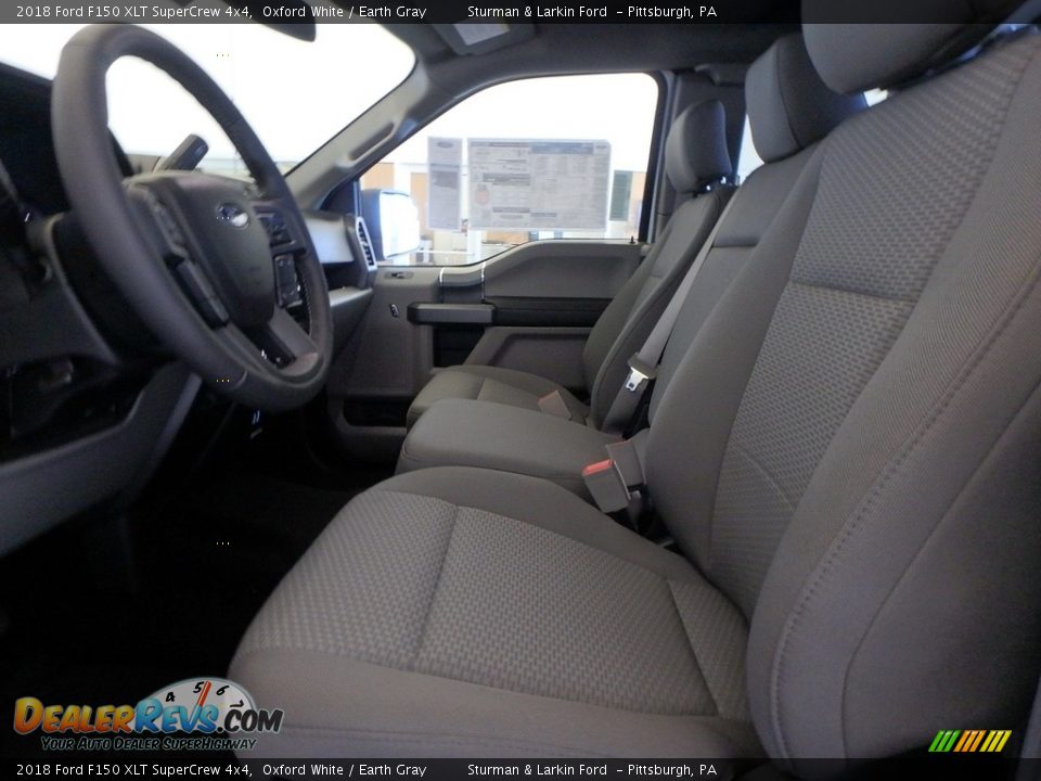 2018 Ford F150 XLT SuperCrew 4x4 Oxford White / Earth Gray Photo #6