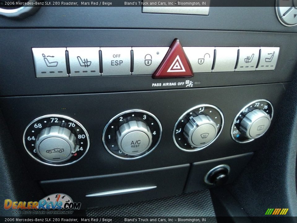 2006 Mercedes-Benz SLK 280 Roadster Mars Red / Beige Photo #20