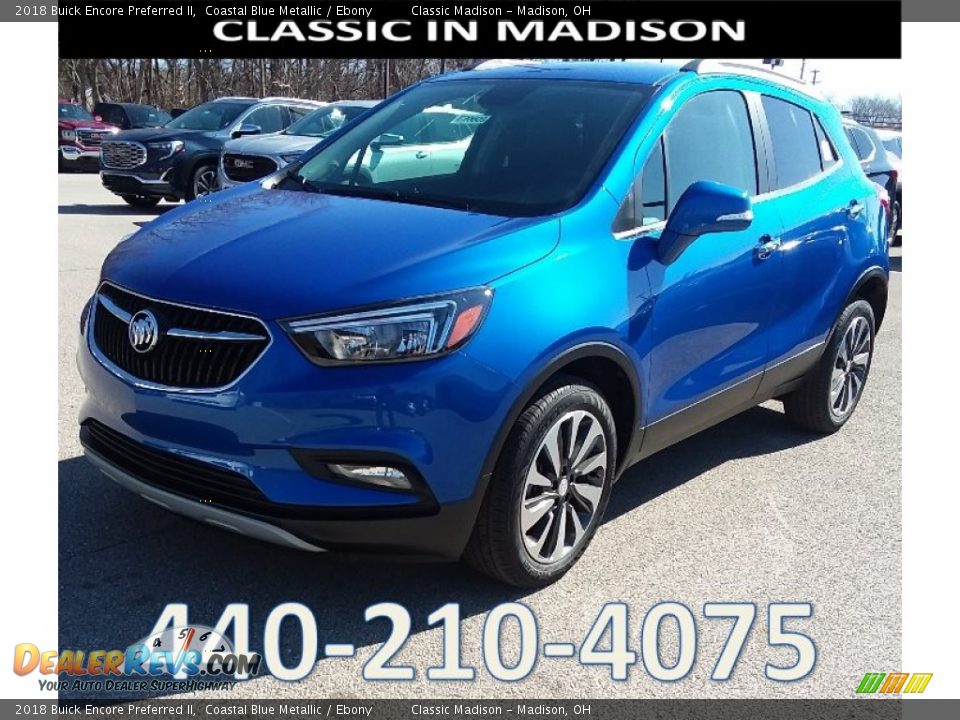 2018 Buick Encore Preferred II Coastal Blue Metallic / Ebony Photo #1