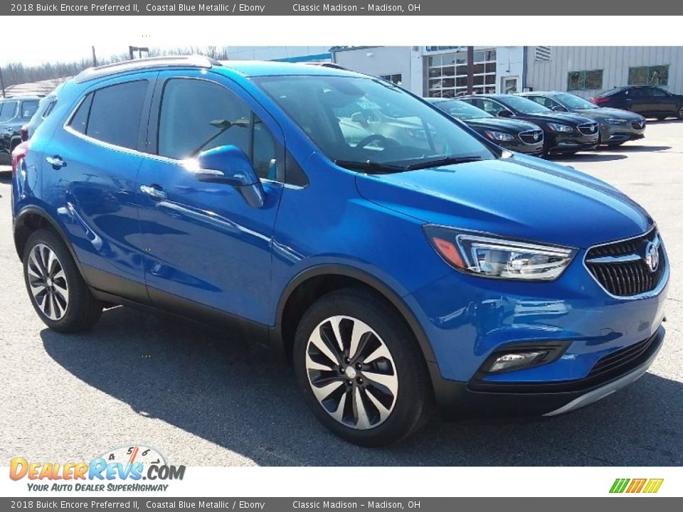 2018 Buick Encore Preferred II Coastal Blue Metallic / Ebony Photo #3
