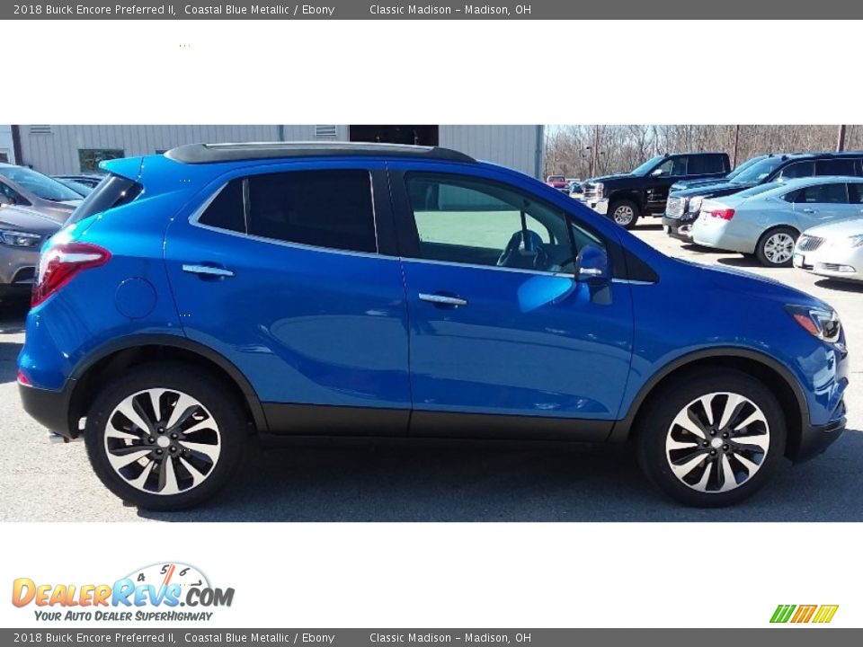 2018 Buick Encore Preferred II Coastal Blue Metallic / Ebony Photo #4