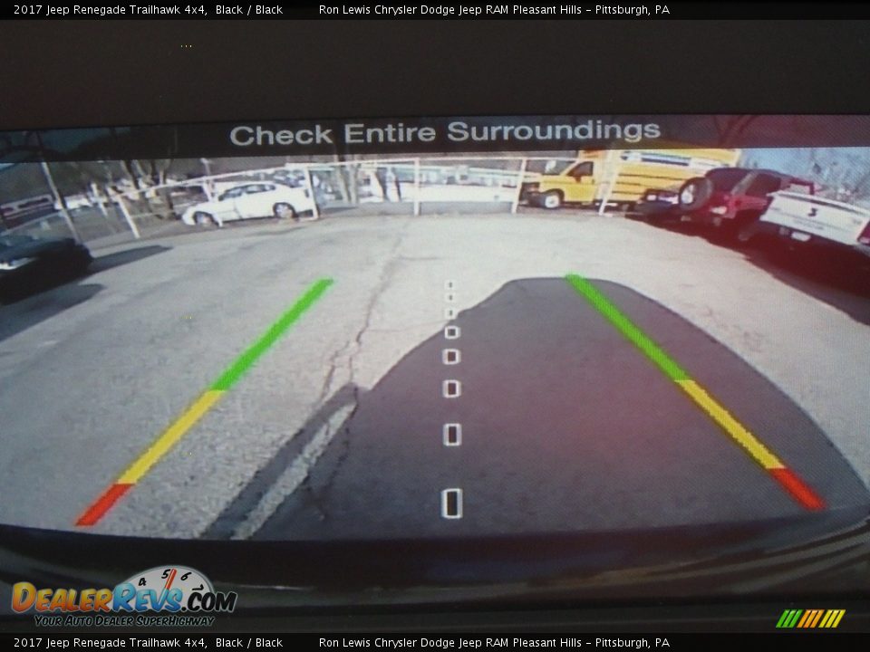2017 Jeep Renegade Trailhawk 4x4 Black / Black Photo #16