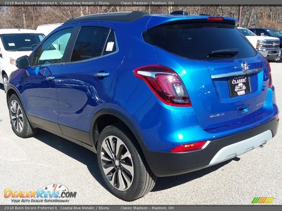 2018 Buick Encore Preferred II Coastal Blue Metallic / Ebony Photo #7