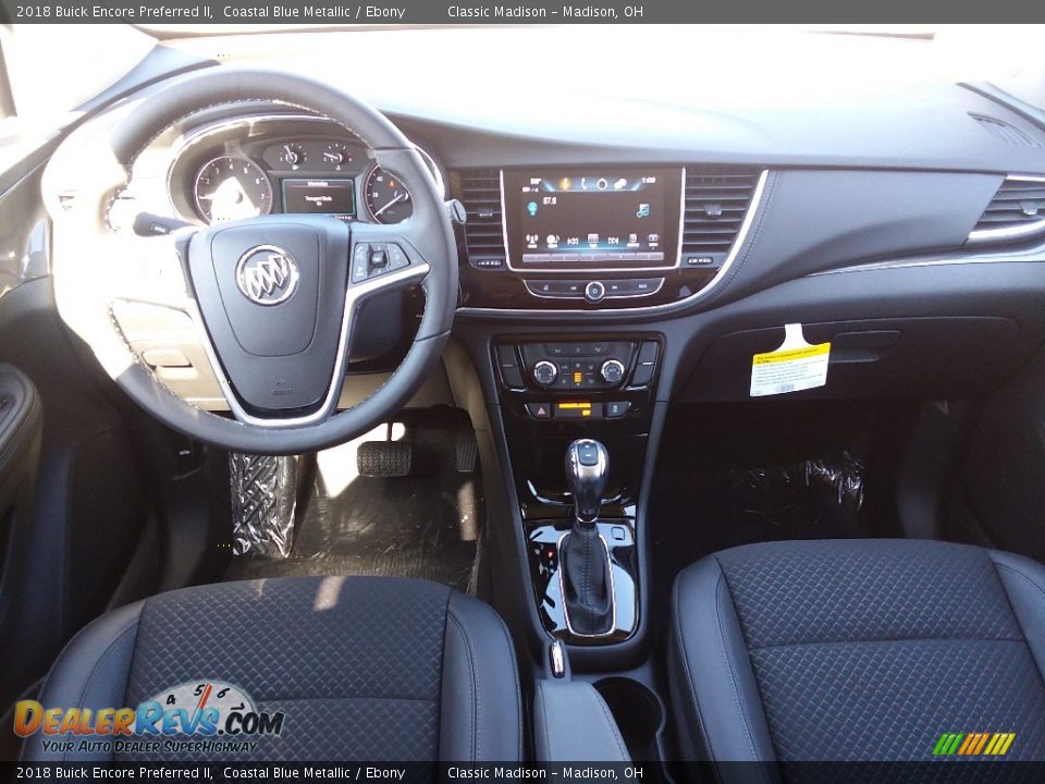 2018 Buick Encore Preferred II Coastal Blue Metallic / Ebony Photo #11