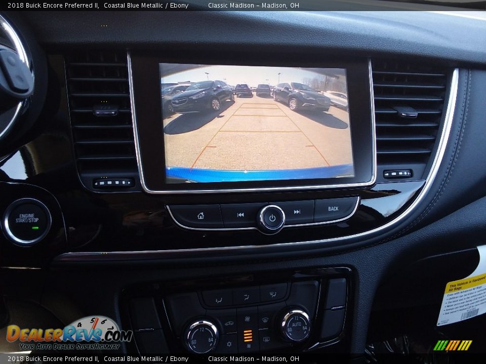 2018 Buick Encore Preferred II Coastal Blue Metallic / Ebony Photo #15
