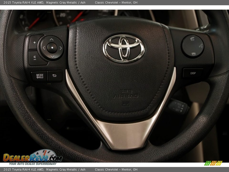 2015 Toyota RAV4 XLE AWD Magnetic Gray Metallic / Ash Photo #6