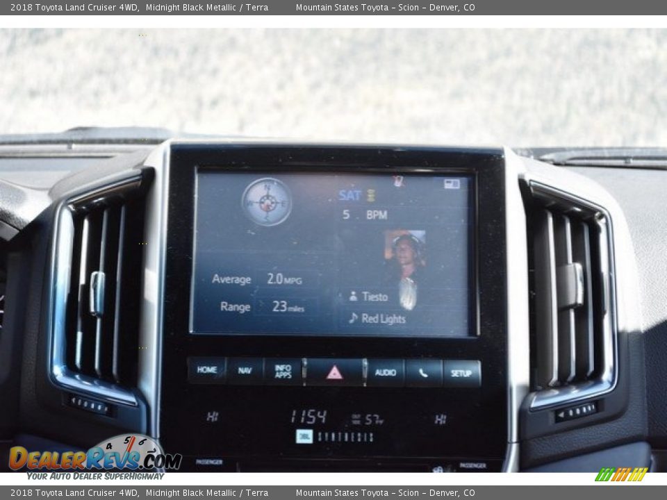 2018 Toyota Land Cruiser 4WD Midnight Black Metallic / Terra Photo #10