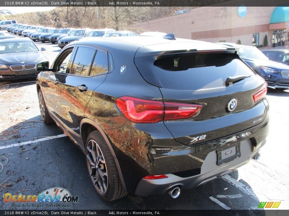 2018 BMW X2 xDrive28i Dark Olive Metallic / Black Photo #4
