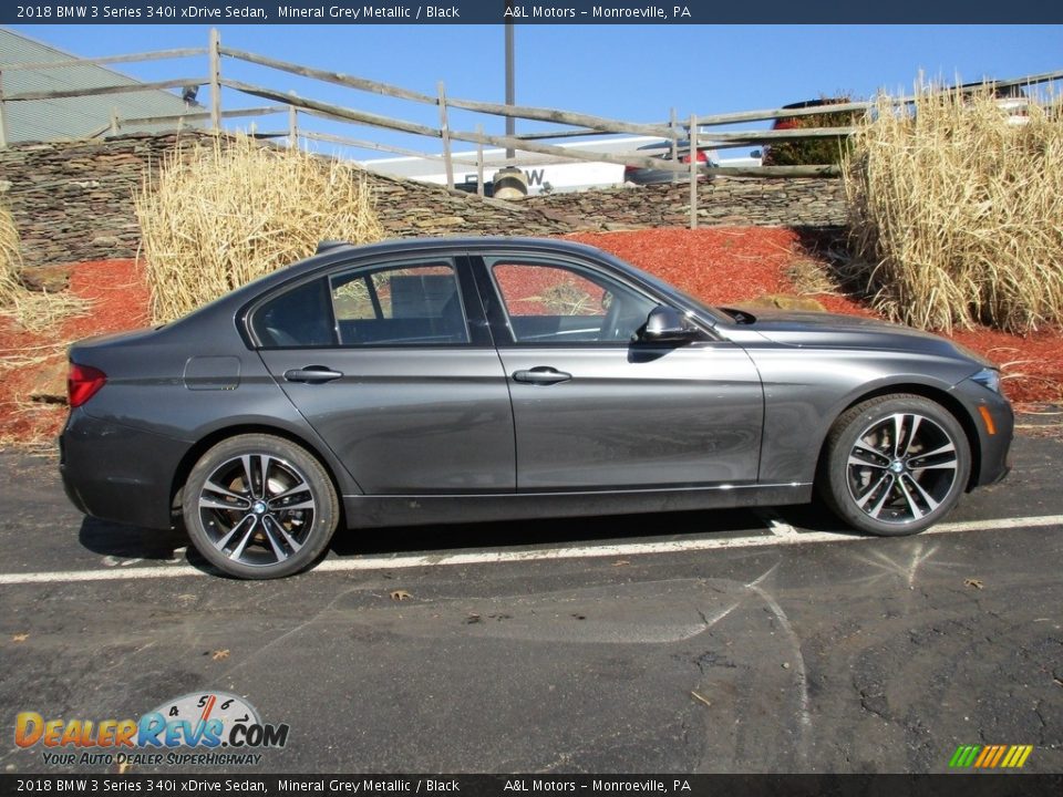 2018 BMW 3 Series 340i xDrive Sedan Mineral Grey Metallic / Black Photo #2