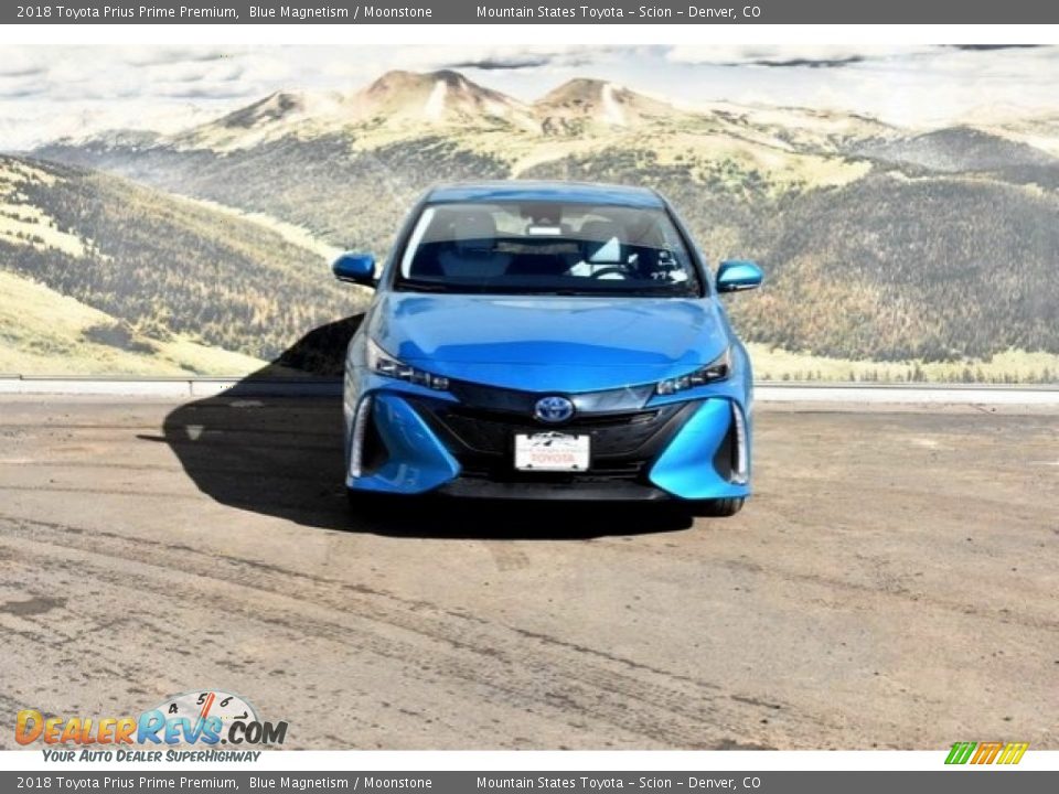 2018 Toyota Prius Prime Premium Blue Magnetism / Moonstone Photo #2