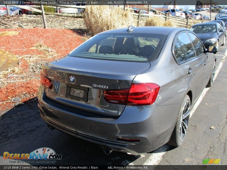 2018 BMW 3 Series 340i xDrive Sedan Mineral Grey Metallic / Black Photo #3