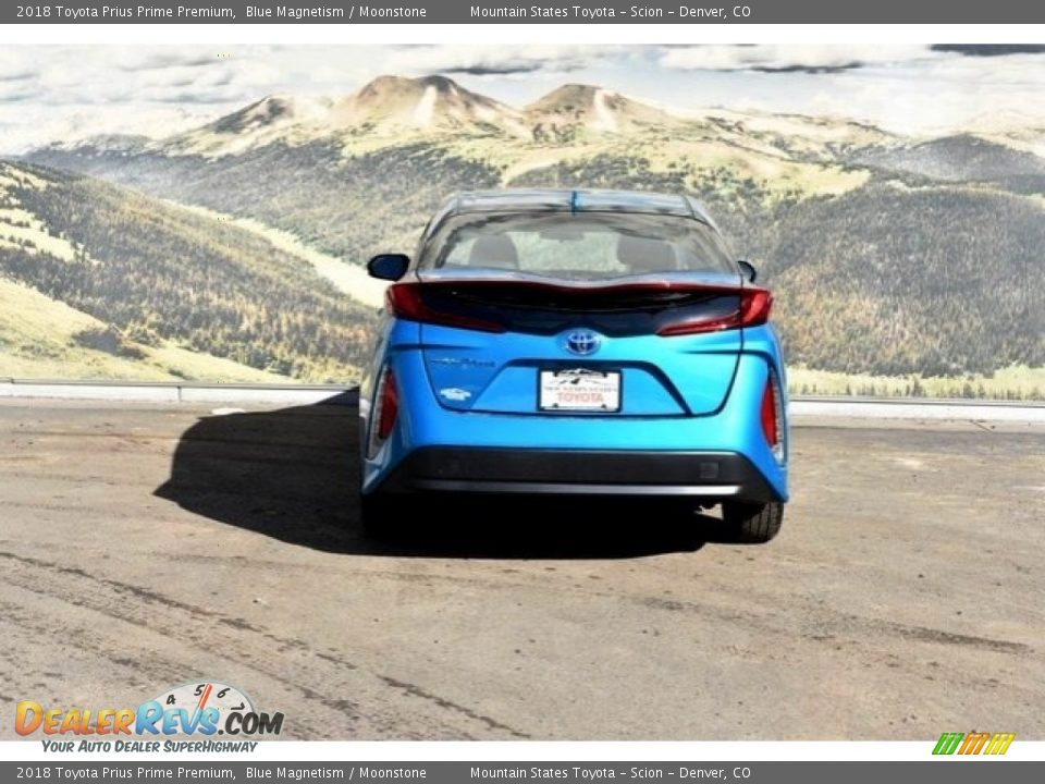 2018 Toyota Prius Prime Premium Blue Magnetism / Moonstone Photo #4