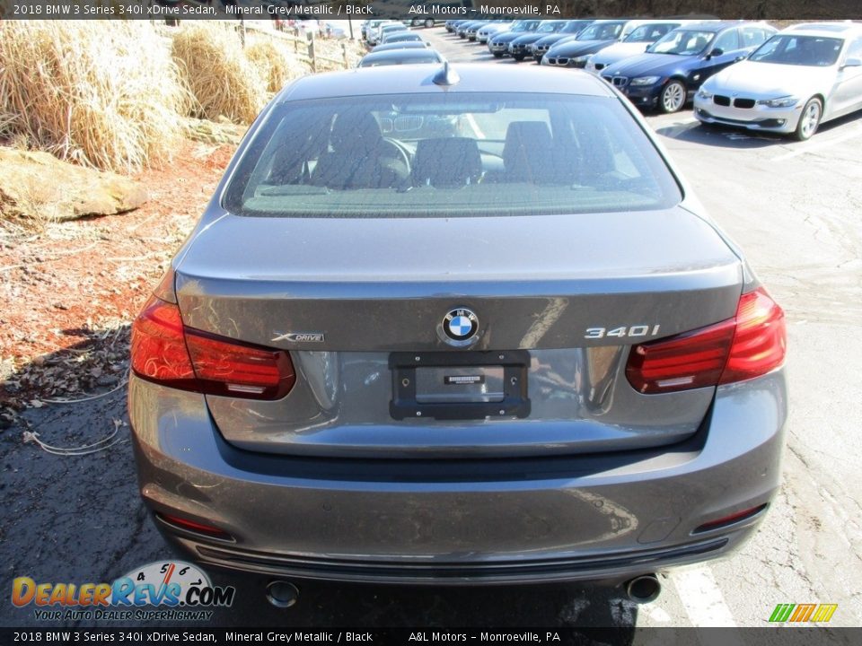 2018 BMW 3 Series 340i xDrive Sedan Mineral Grey Metallic / Black Photo #4