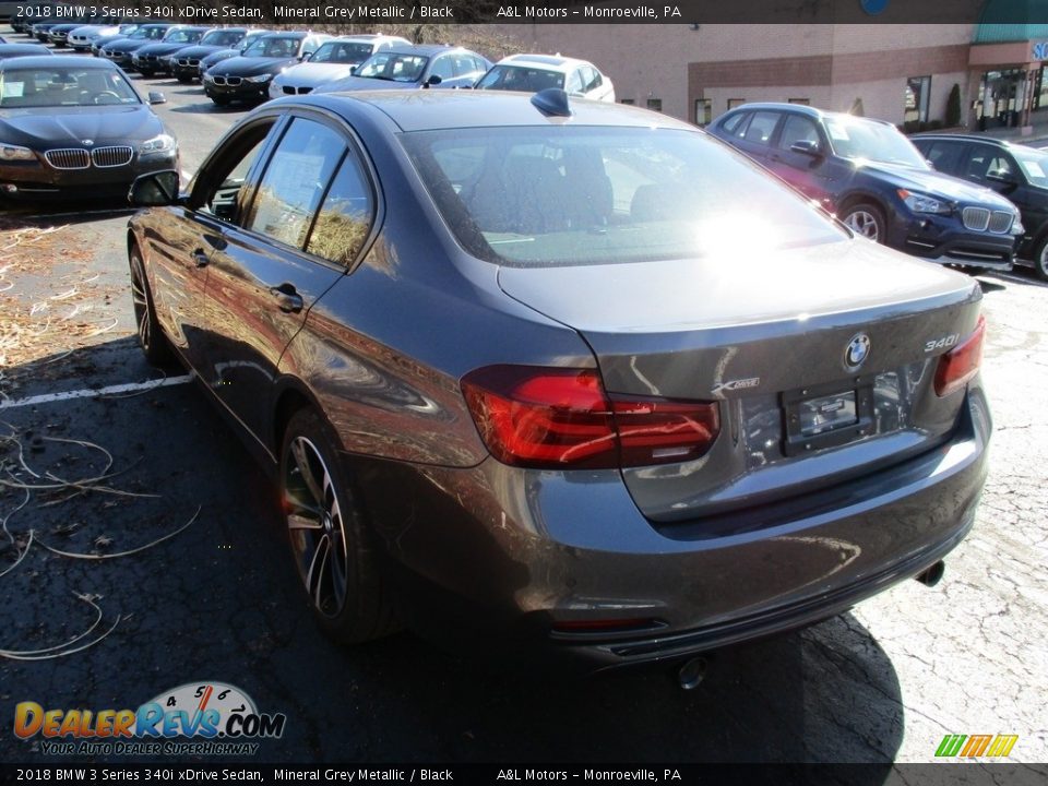 2018 BMW 3 Series 340i xDrive Sedan Mineral Grey Metallic / Black Photo #5