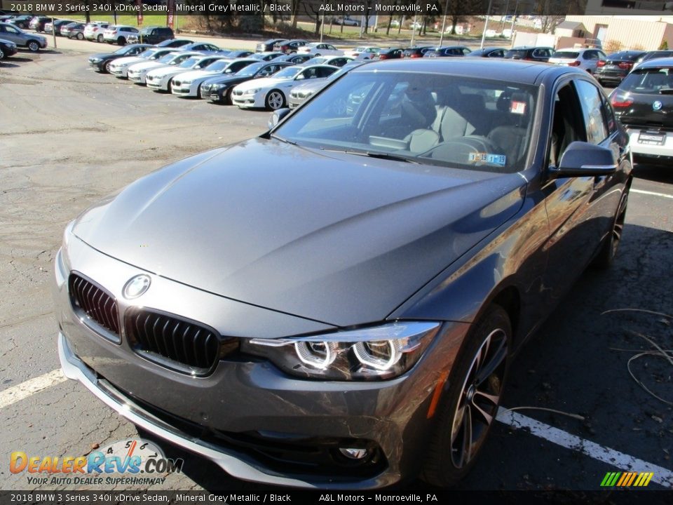 2018 BMW 3 Series 340i xDrive Sedan Mineral Grey Metallic / Black Photo #6