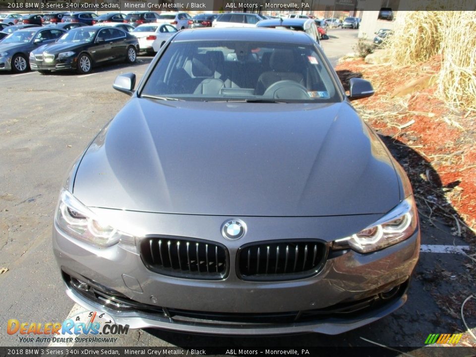 2018 BMW 3 Series 340i xDrive Sedan Mineral Grey Metallic / Black Photo #7
