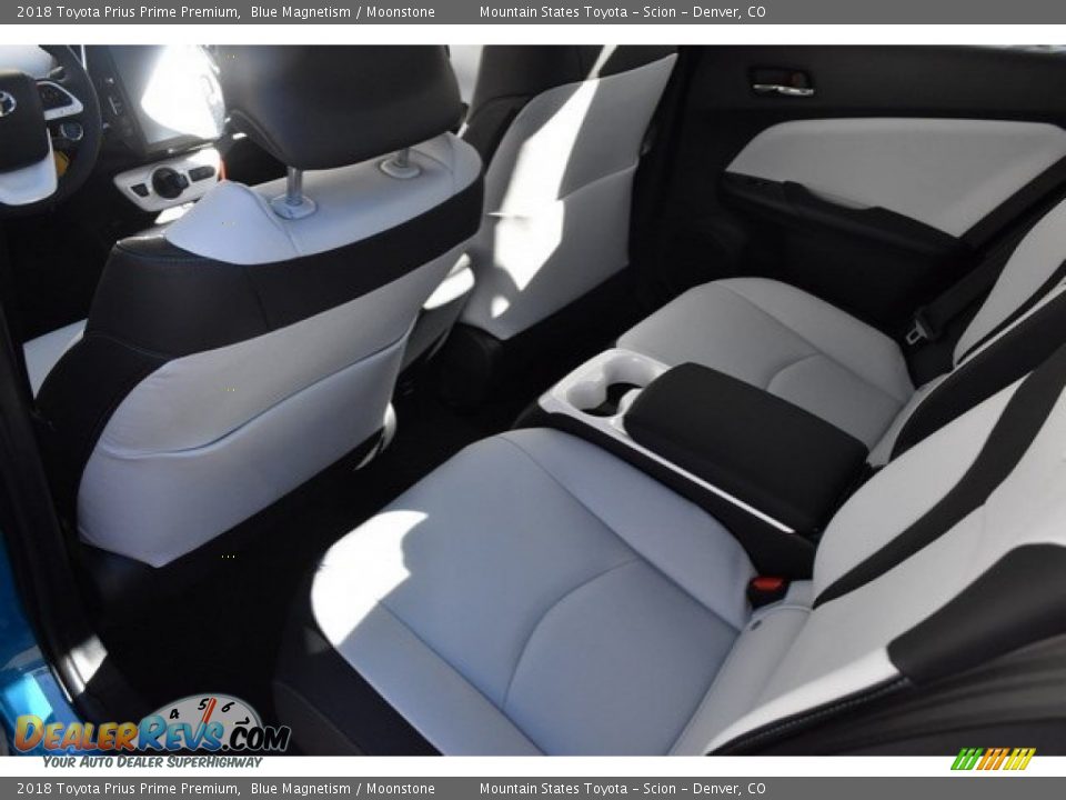Rear Seat of 2018 Toyota Prius Prime Premium Photo #13