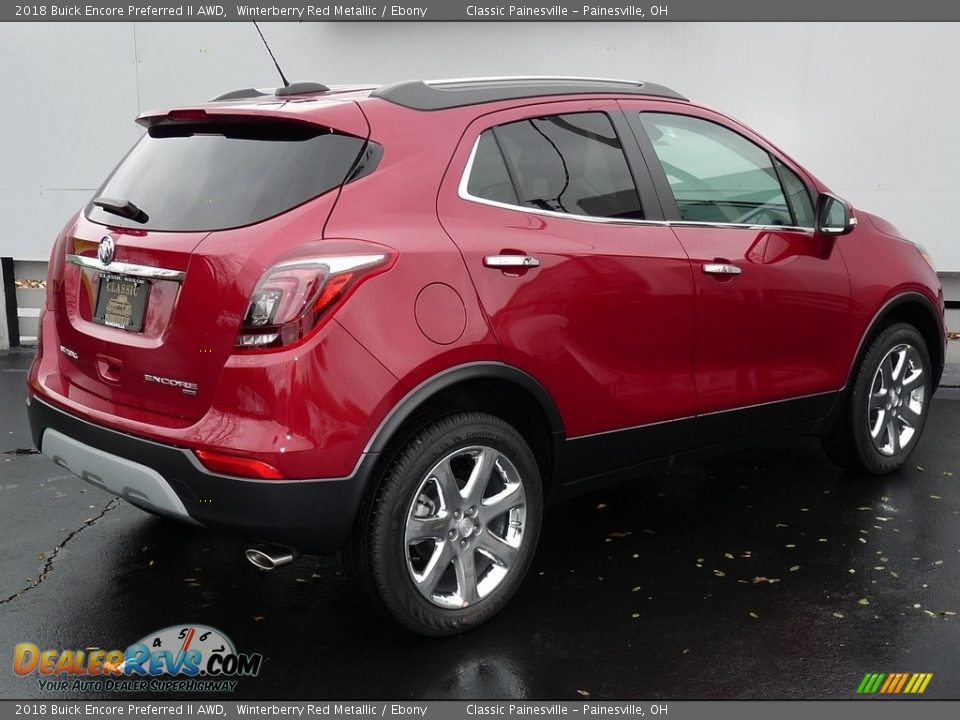 2018 Buick Encore Preferred II AWD Winterberry Red Metallic / Ebony Photo #2