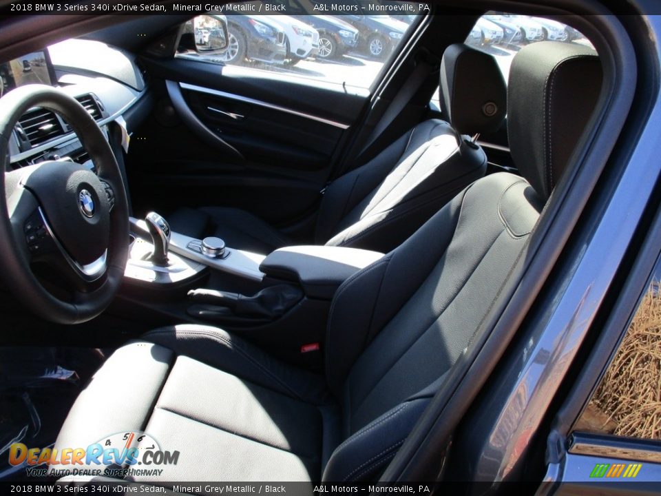 2018 BMW 3 Series 340i xDrive Sedan Mineral Grey Metallic / Black Photo #12