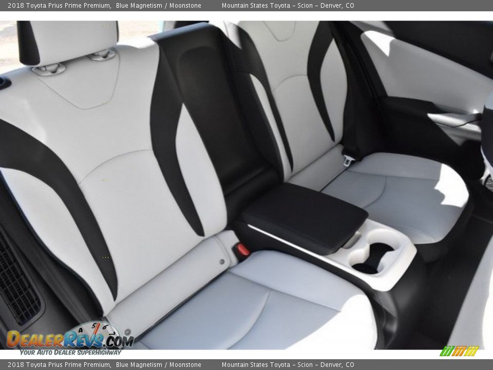 Rear Seat of 2018 Toyota Prius Prime Premium Photo #18