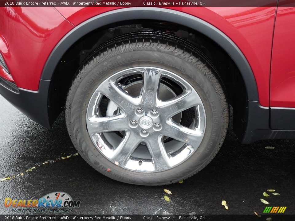 2018 Buick Encore Preferred II AWD Winterberry Red Metallic / Ebony Photo #5