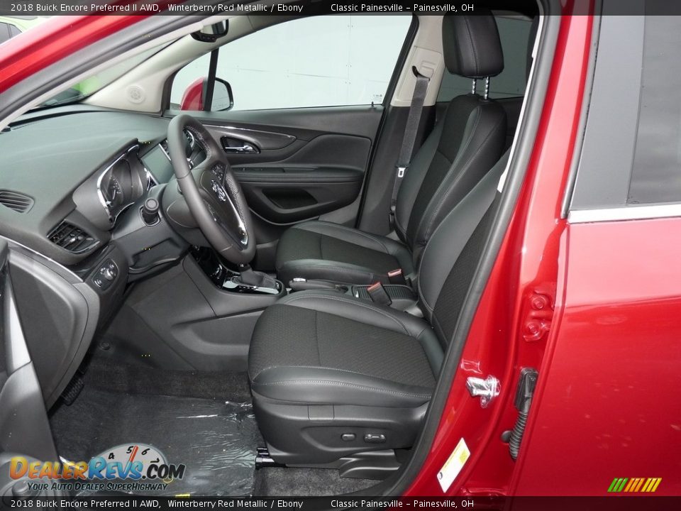 2018 Buick Encore Preferred II AWD Winterberry Red Metallic / Ebony Photo #7